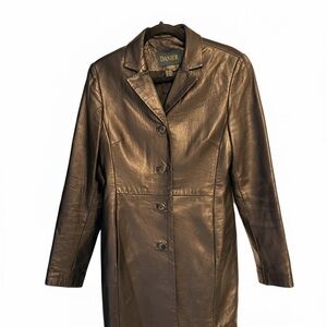 Danier Women's Dark Brown Leather Jacket